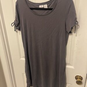 Gray Women's T-shirt Dress